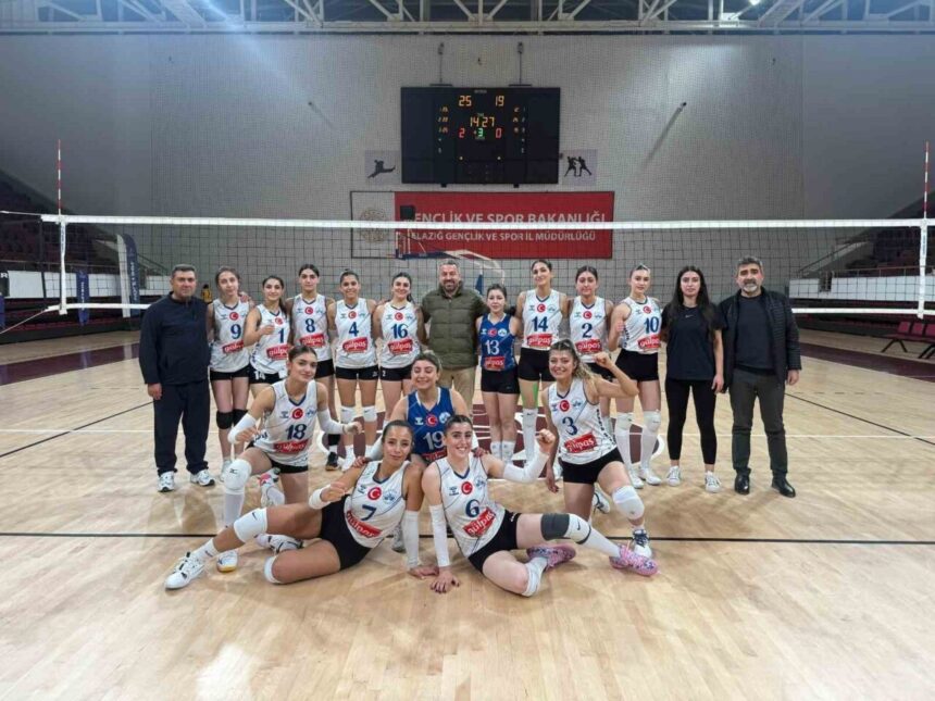 Elazığ Belediyespor, Mardin Temsilcisi Margenç Voleybol’u 3-0 ile geçti