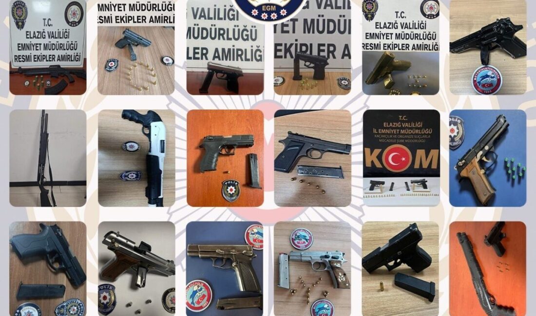 Elazığ'da son bir ayda yapılan polis operasyonlarında 95 aranan şüpheli