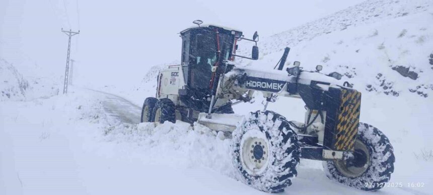 Elazığ’da Köy Yolları Açıldı; Hiçbir Kapalı Yol Kalmadı