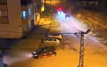 Elazığ'da polis ekiplerinin dur ihtarına uymayıp kaçan E.S., ehliyetsiz sürüş