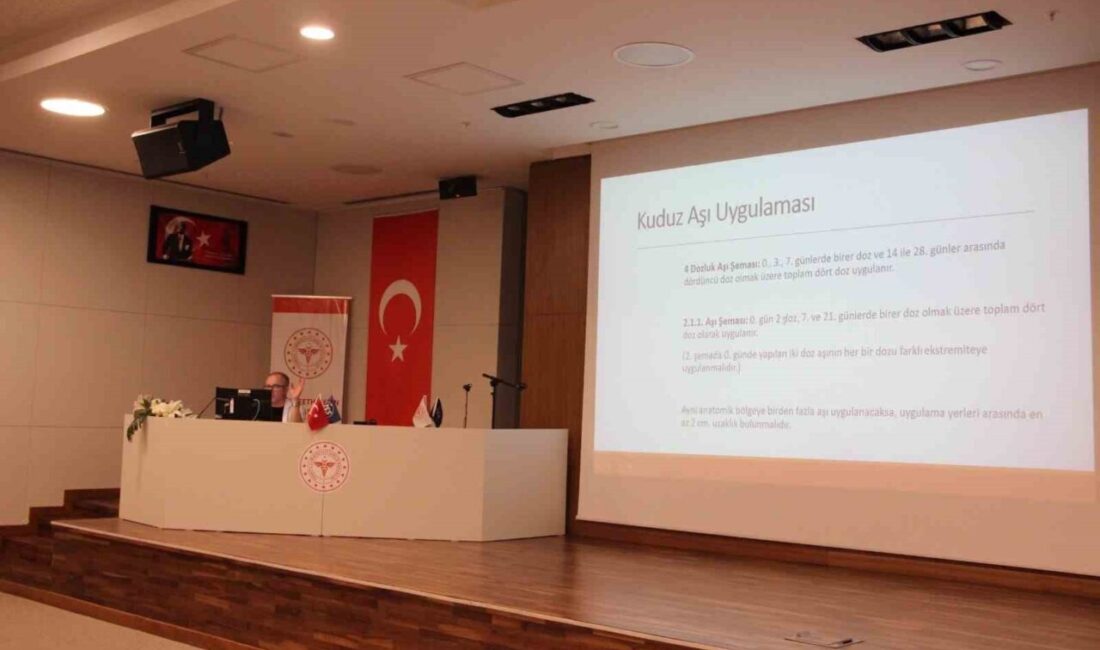 Elazığ Fethi Sekin Şehir Hastanesi, sağlık çalışanlarına kuduz riskli temas