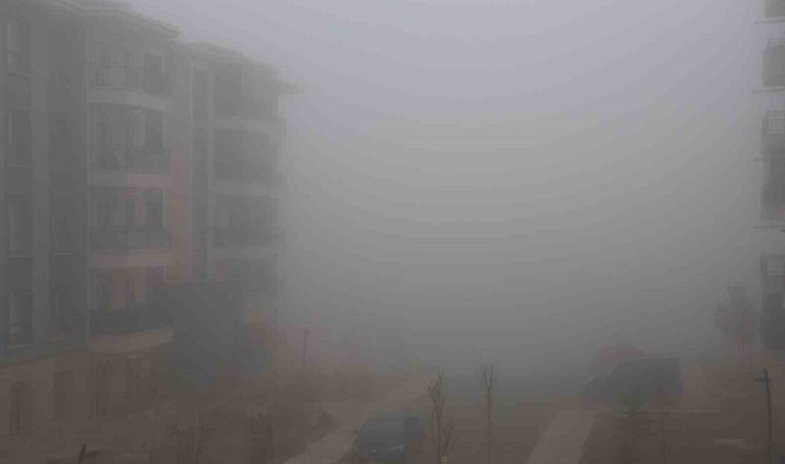 Elazığ'ın yüksek kesimlerinde sis etkisi nedeniyle görüş mesafesi yer yer