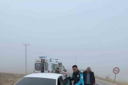 Elazığ’da sis kazaya neden oldu: 1 yaralı