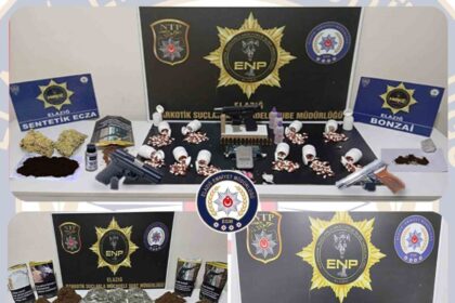 Elazığ’da uyuşturucu operasyonu: 19 tutuklama
