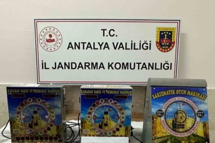 Elmalı’da Kumar Oynatan İki İşletmeye Operasyon Düzenlendi