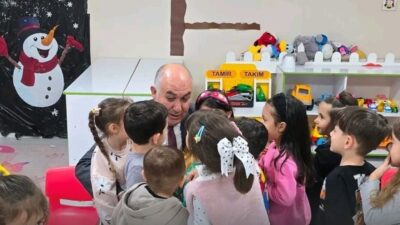 Emirdağ İlçe Milli Eğitim Müdürü Gürkan Emeksiz, Merkez Anaokulu'nu ziyaret