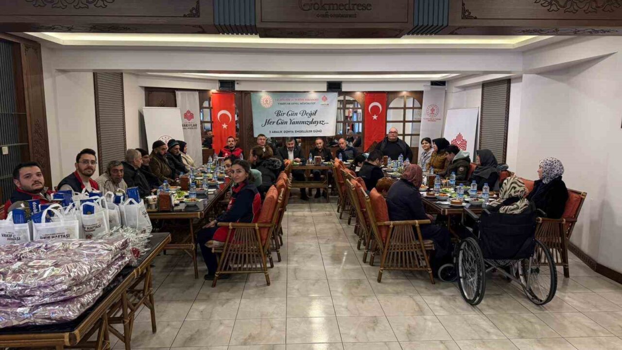 Sivas Vakıflar Bölge Müdürlüğü, 3 Aralık Dünya Engelliler Günü'nde özel