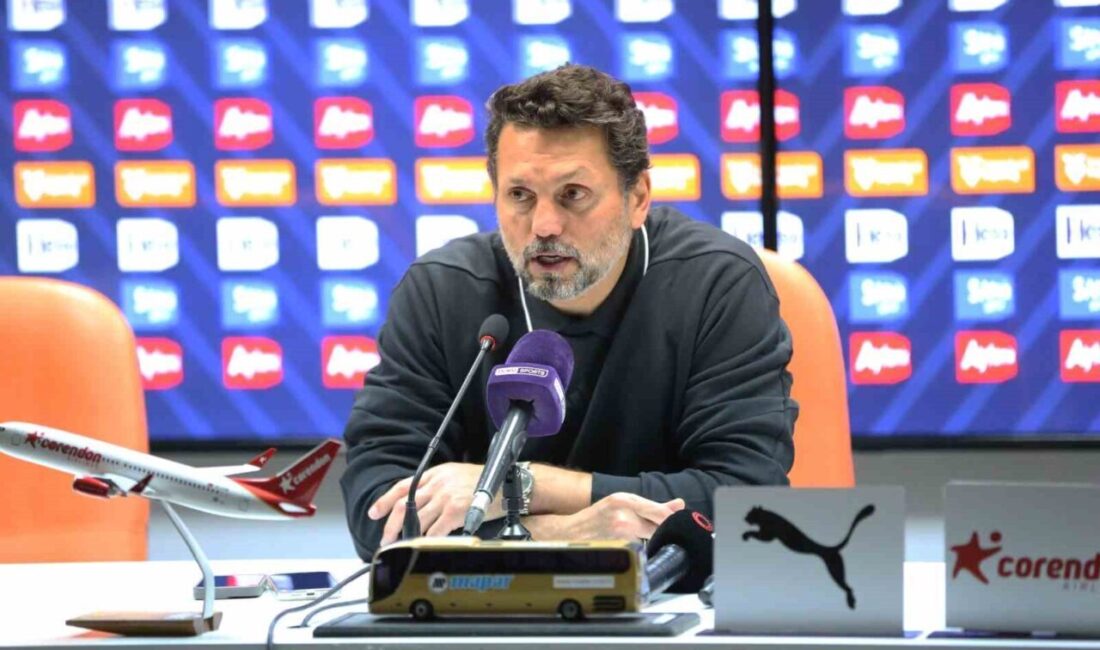 Antalyaspor Teknik Direktörü Erol Bulut, Corendon Alanyaspor ile oynanan ve