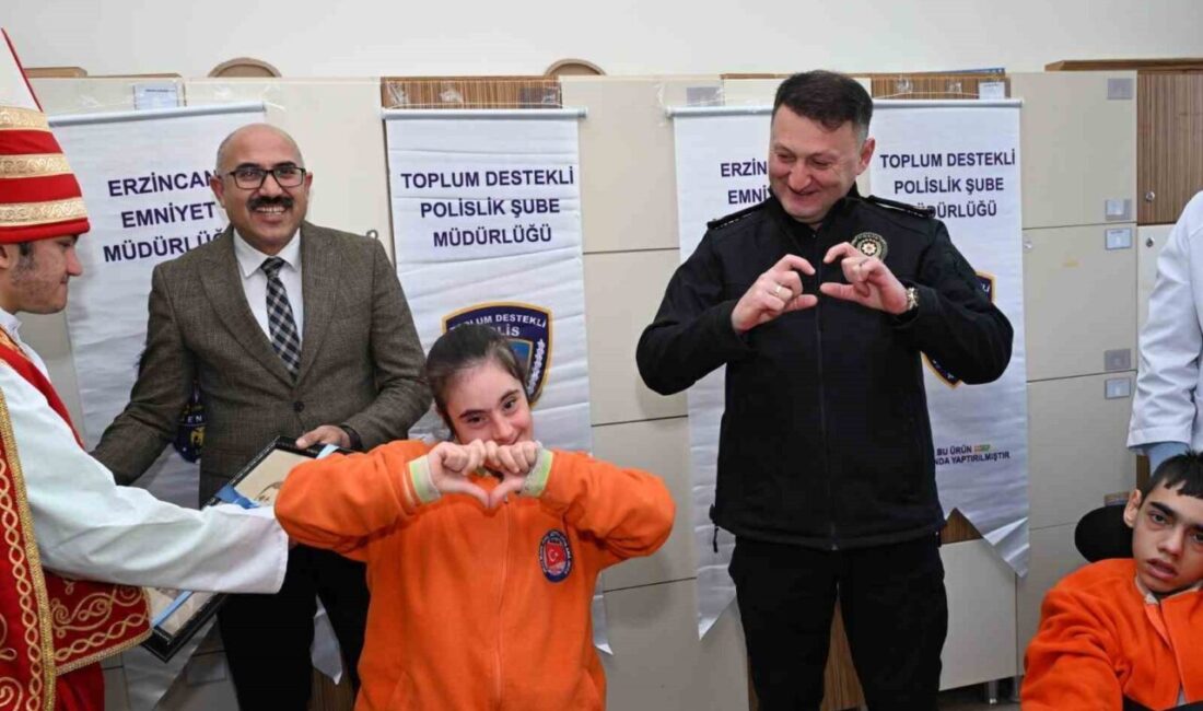 Erzincan Emniyet Müdürlüğü, Dünya Engelliler Günü'nde özel gereksinimli çocuklar için