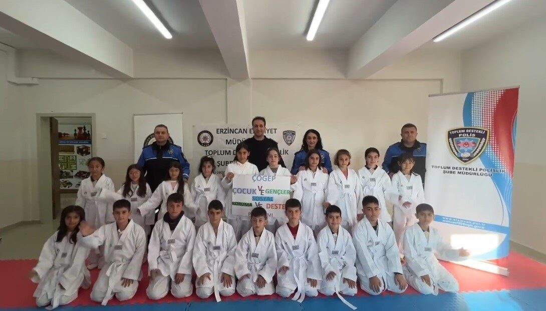 Erzincan’da Tekvando Kursu ile Öğrencilerin Sosyalleşme ve Sporla Buluşma İmkanı Sağlanıyor