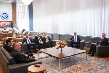 Erzurum’daki Yargı Temsilcileri, Binali Yıldırım Üniversitesi Rektörü Prof. Dr. Akın Levent ile Görüşmelerde Bulundu