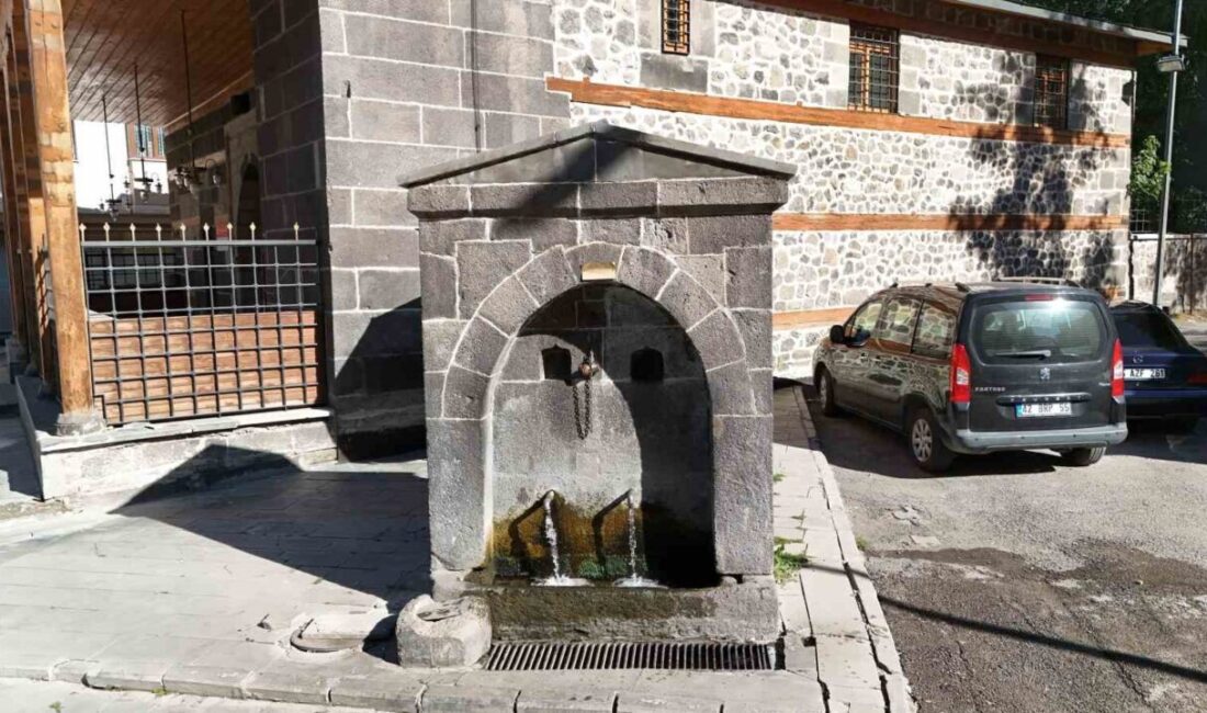 Erzurum'da 175 tescilli tarihi çeşme bulunuyor. Valilik, bu çeşmelerin tarihini