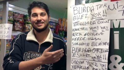 Eskişehir'deki bir marketin sahibi Berkay Çetinkaya, ESKART satışlarıyla ilgili sıkça