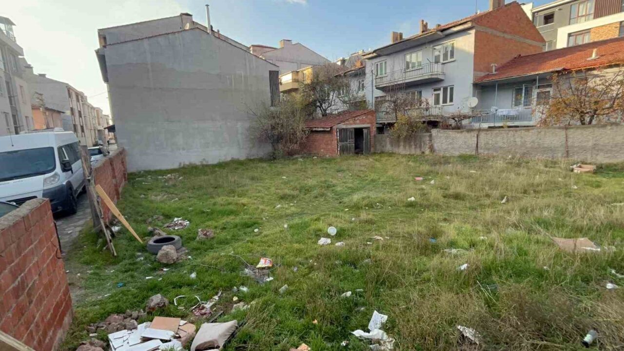 Eskişehir Tepebaşı'nda, Mustafa Efe isimli genç, boş bir arsada 8