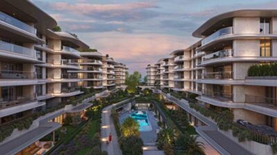 Folkart Mona, İzmir Mavişehir'de 400 milyon dolarlık yatırımla yükseliyor. Proje,