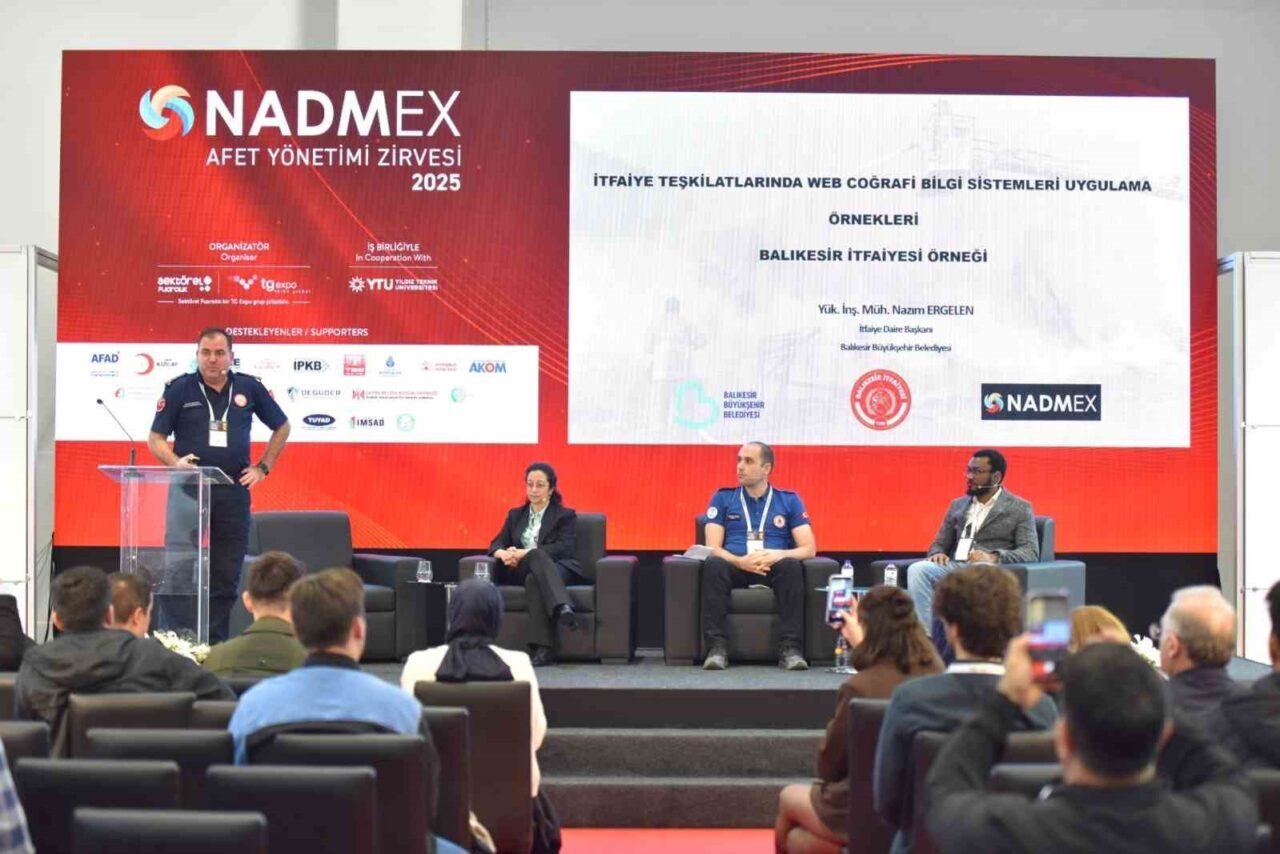 Balıkesir Büyükşehir Belediyesi İtfaiye Dairesi, İstanbul'da düzenlenen NADMEX 2025 Fuarı'nda