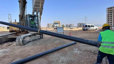 Gaziantep Büyükşehir Belediyesi'ne bağlı GASKİ, Gazitepe ve Sarısalkım Mahalleleri'nde içmesuyu