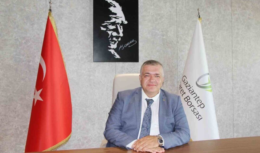Gaziantep Ticaret Borsası Başkanı Mehmet Akıncı, Kasım ayında kentin 837,9