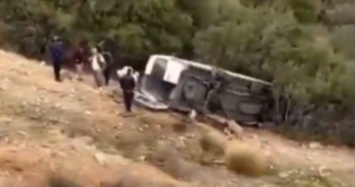 Gaziantep'in Nurdağı ilçesinde tarım işçilerini taşıyan minibüs, sürücüsü E.Y.'nin kontrolü