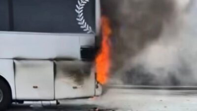 Gaziantep'in Nurdağı ilçesinde, İstanbul'dan Diyarbakır'a gitmekte olan H.O.'nun kullandığı yolcu