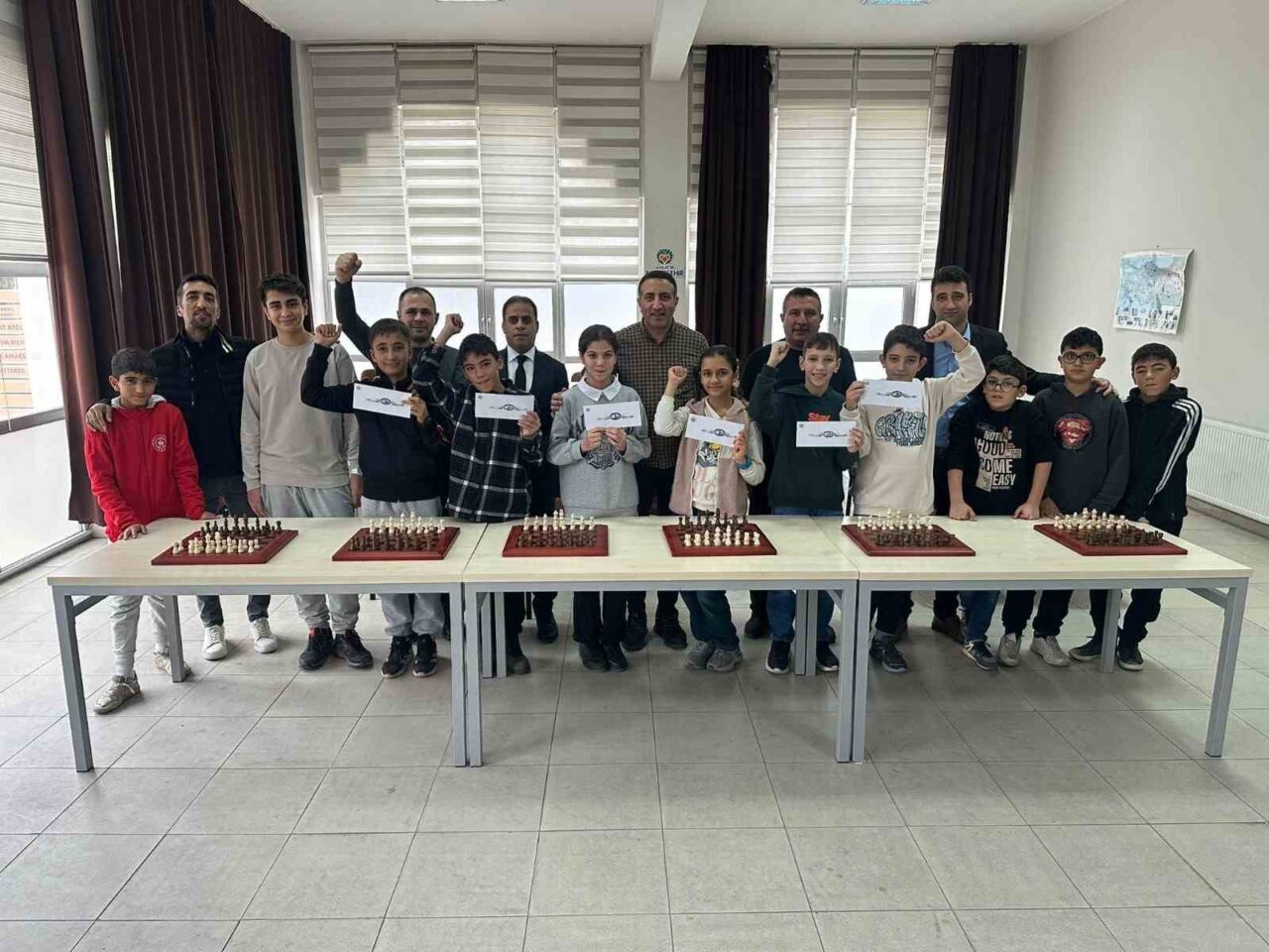 Malatya Büyükşehir Belediyesi, Semt Konakları'nda öğrenciler için bir Satranç Turnuvası