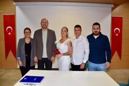 Germencik Belediyesi, 2025 yılında 310 çifte nikah kıyarak yeni başlangıçlara vesile oldu