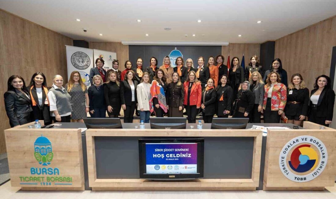 Kadınların Dijital Güvenliği İçin Siber Şiddet Semineri ve Güçlenme Proje Lansmanı Bursa’da Gerçekleştirildi TOBB Bursa Kadın Girişimciler Kurulu ve Uludağ Soroptimist Kulübü, “Siber