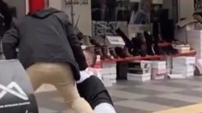 Mersin'de firari N.H., polis tarafından yakalanmaya çalışılırken arbede çıkardı. Kelepçeli