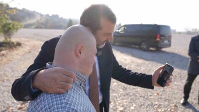 Gürsu Belediye Başkanı Mustafa Işık ve Bursaspor Başkanı Enes Çelik,