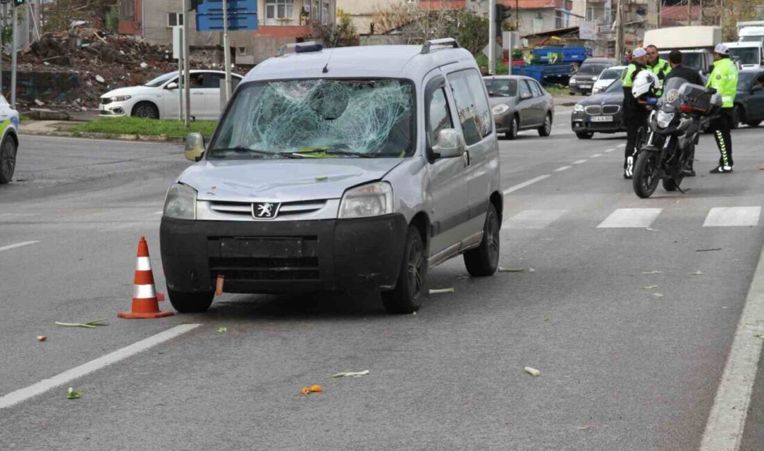 Samsun'un Çarşamba ilçesinde 77 yaşındaki M.M. bisikletiyle kavşağı geçerken İ.Ö.