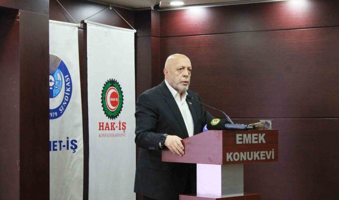 Mahmut Arslan: “Asgari Ücret Tespit Komisyonu’nun Yapısı Değişmeli” HAK-İŞ Genel Başkanı Mahmut Arslan, asgari ücret belirleme yapısının yetersiz