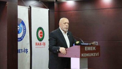 HAK-İŞ Genel Başkanı Mahmut Arslan, asgari ücretin belirlenmesinde mevcut komisyon