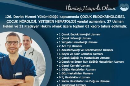 Hakkari’ye 61 Yeni Hekim Kadrosu Tahsis Edildi, Vali Çelik Müjdeyi Verdi