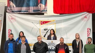 Kayserili sporcu Hale Derya Eroğlu, Mersin'de düzenlenen Havalı Silahlar Avrupa