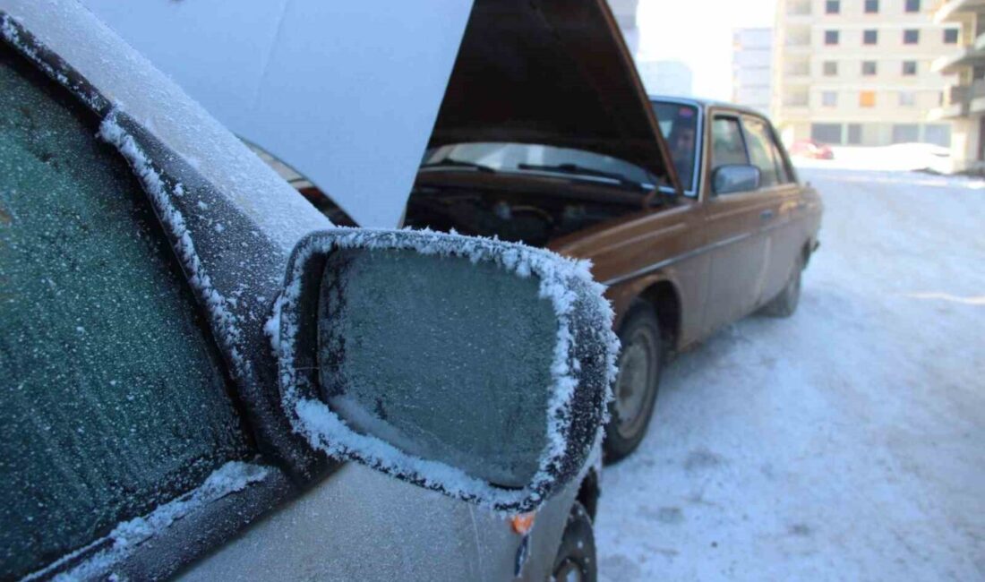 Soğuk hava, araç akülerinin daha hızlı bitmesine sebep oluyor. Erzincan’daki