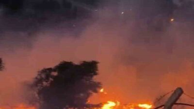 Hatay'ın İskenderun ilçesinde Buluttepe Mahallesi'nde otluk alanda çıkan yangın, Orman