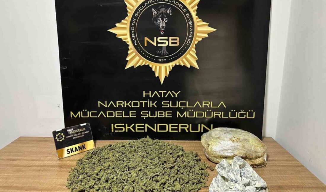 İskenderun’da Uyuşturucu Operasyonu: 1,7 Kilogram Esrar ve 673 Gram Skunk Ele Geçirildi Hatay'ın İskenderun ilçesinde, durumundan şüphelenilen bir araçta yapılan aramada 1,75