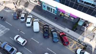 Beykoz'da dron destekli trafik denetimleriyle 104 sürücüye toplam 103 bin