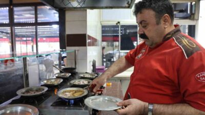 Elazığ'da soğuk kış günlerinde özellikle kelle paça yoğun ilgi görüyor.