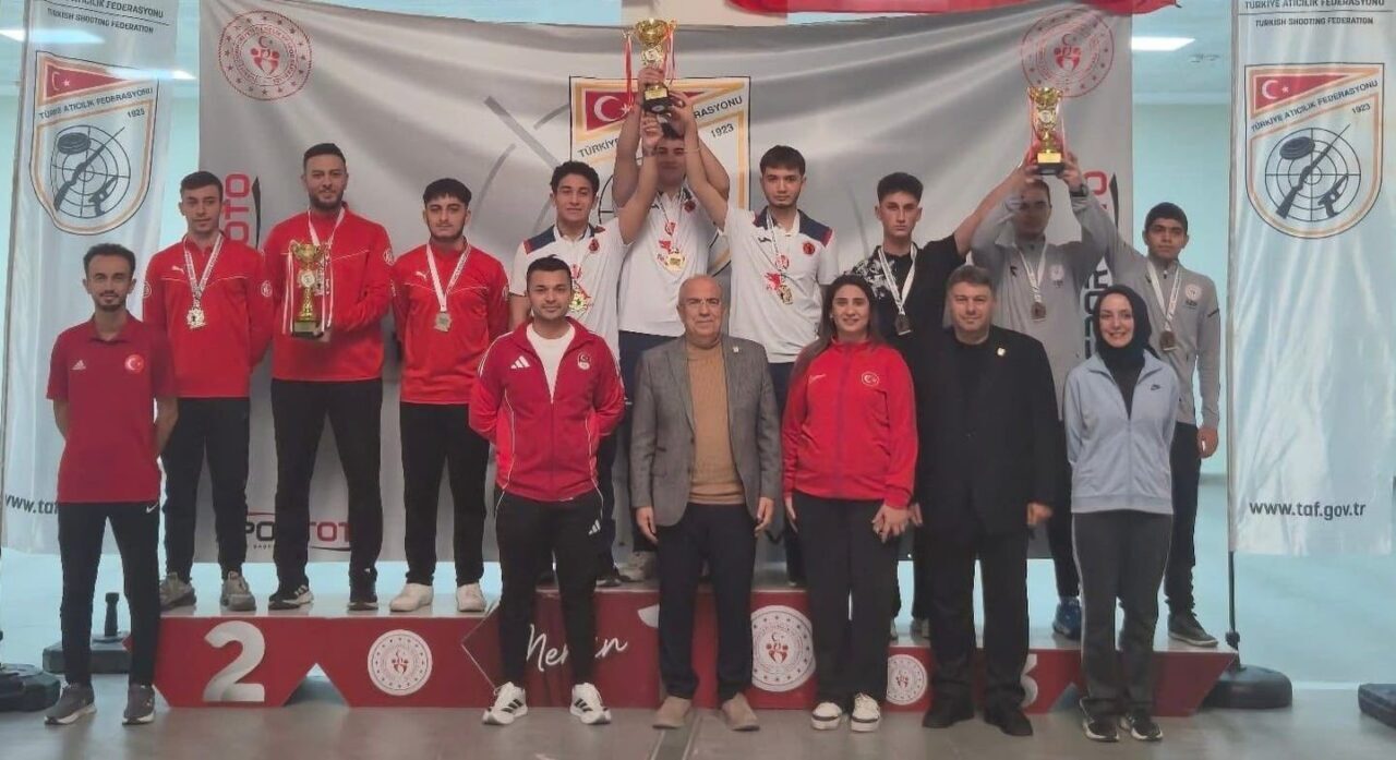 Mersin’in Erdemli ilçesindeki Havalı Silahlar Avrupa Şampiyonası Millî Takım Seçme