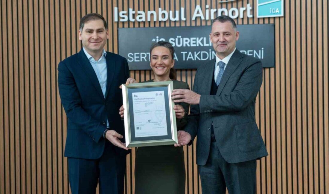 İstanbul Havalimanı, ISO 22301 Sertifikasıyla İş Sürekliliği Alanında Uluslararası Standartları Karşılıyor İGA İstanbul Havalimanı, uluslararası "ISO 22301 İş Sürekliliği Yönetim Sistemi