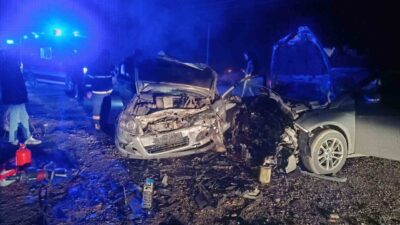 Adıyaman'ın Kahta ilçesinde gerçekleşen trafik kazasında, Sinan Ö. ve Mehmet