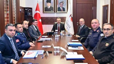 Eskişehir'de gerçekleşen İl Güvenlik ve Asayiş Koordinasyon Toplantısı, Vali Hüseyin