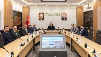 Erzincan'da düzenlenen İl Encümen toplantısı, Vali Yardımcısı Mehmet Emre Canpolat