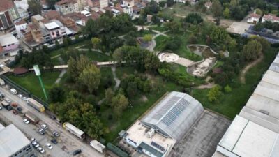 İnegöl Belediyesi, Botanik Park'ta yeni bir sosyal yaşam alanı oluşturmak