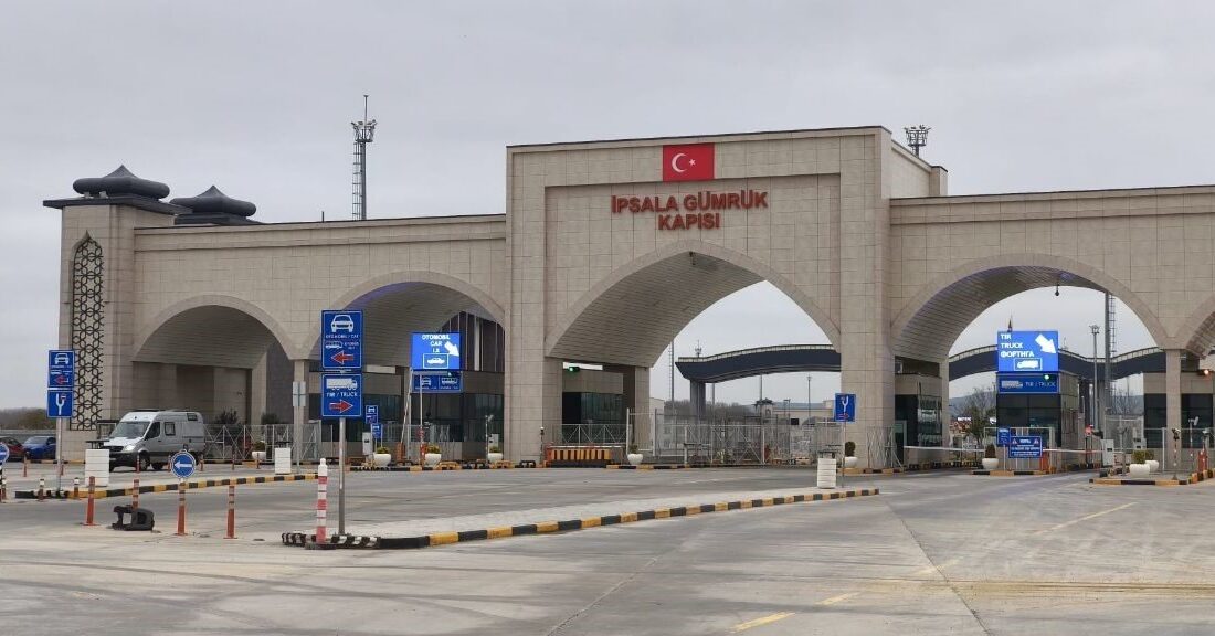 Yunan çiftçilerin 7 gündür süren protestoları, Edirne İpsala Sınır Kapısı