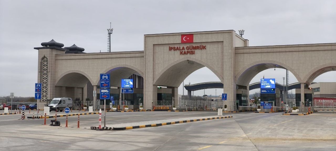 Yunan çiftçilerin 7 gündür süren protestoları, Edirne İpsala Sınır Kapısı