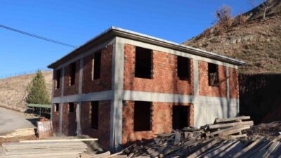 Oltu ilçesinde hayırsever Galip Turan'ın desteğiyle inşa edilen gasilhane ve