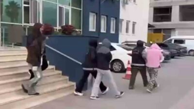 Hatay'ın İskenderun ilçesinde, fuhuş yaparken yakalanan 4 kadın ile birlikte