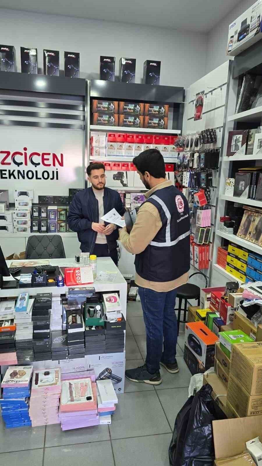 Diyarbakır Valiliği Ticaret İl Müdürlüğü, fiyat etiketi yönetmeliğine uymayan ürünler